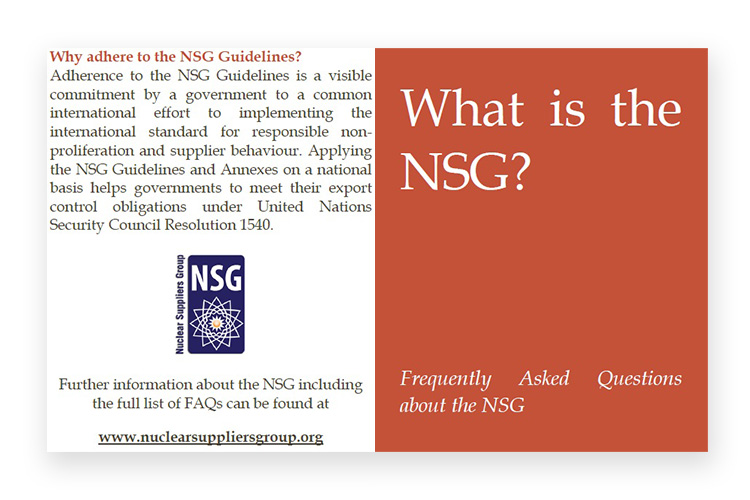 New explanatory NSG brochure